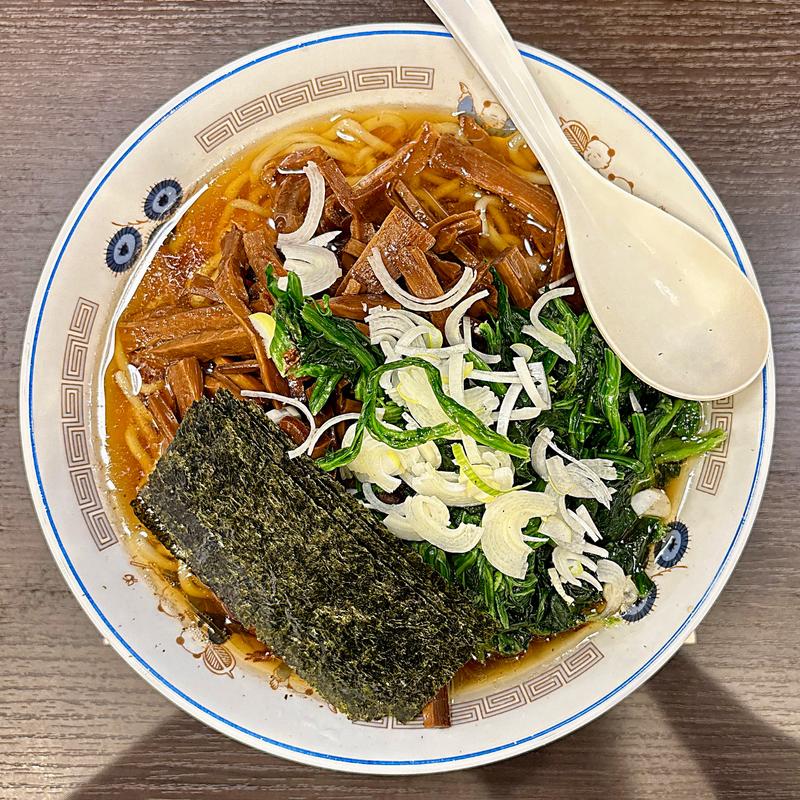 メンマラーメン(えーちゃん食堂)