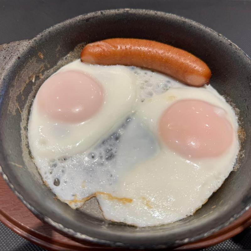 ハムエッグ(とんかつ 松のや 東新宿店)