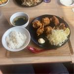 唐揚げ定食(唐揚げ6個)