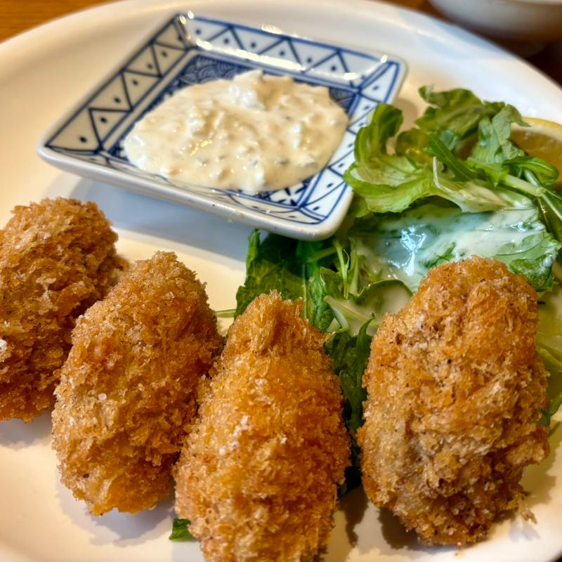 カキフライ(つばき食堂)