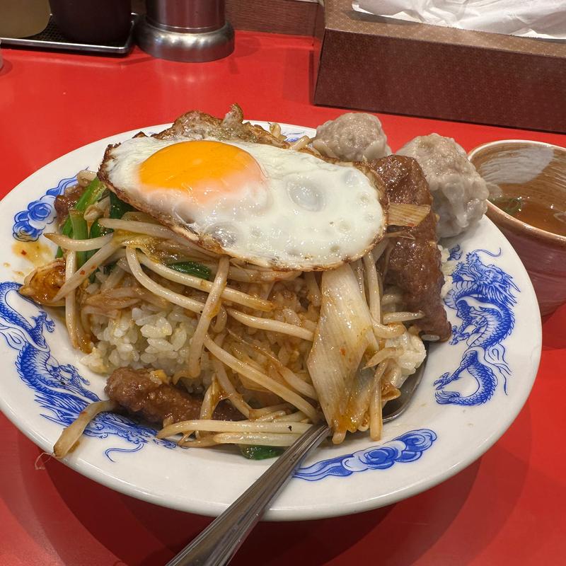 肉厚レバニラ炒飯(大塚　幸龍軒)