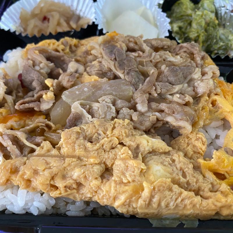 牛とじ弁当(大吉本店)