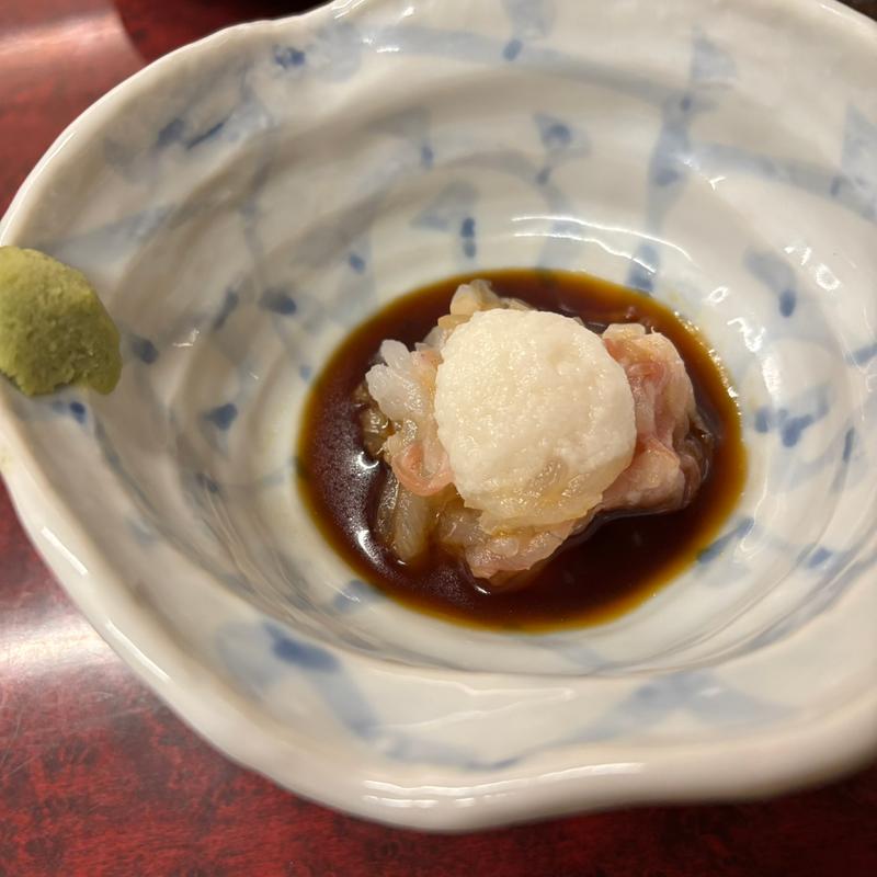 カンパチとろろかけ(季の邸 鍋田川)