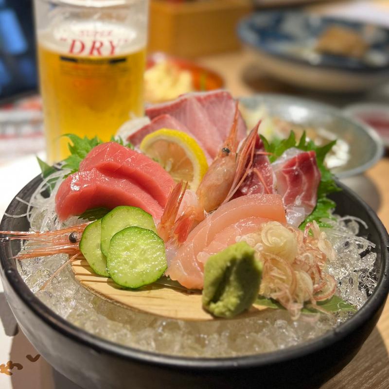 お造り盛り合わせ(北陸海鮮 金沢おでん 海力)