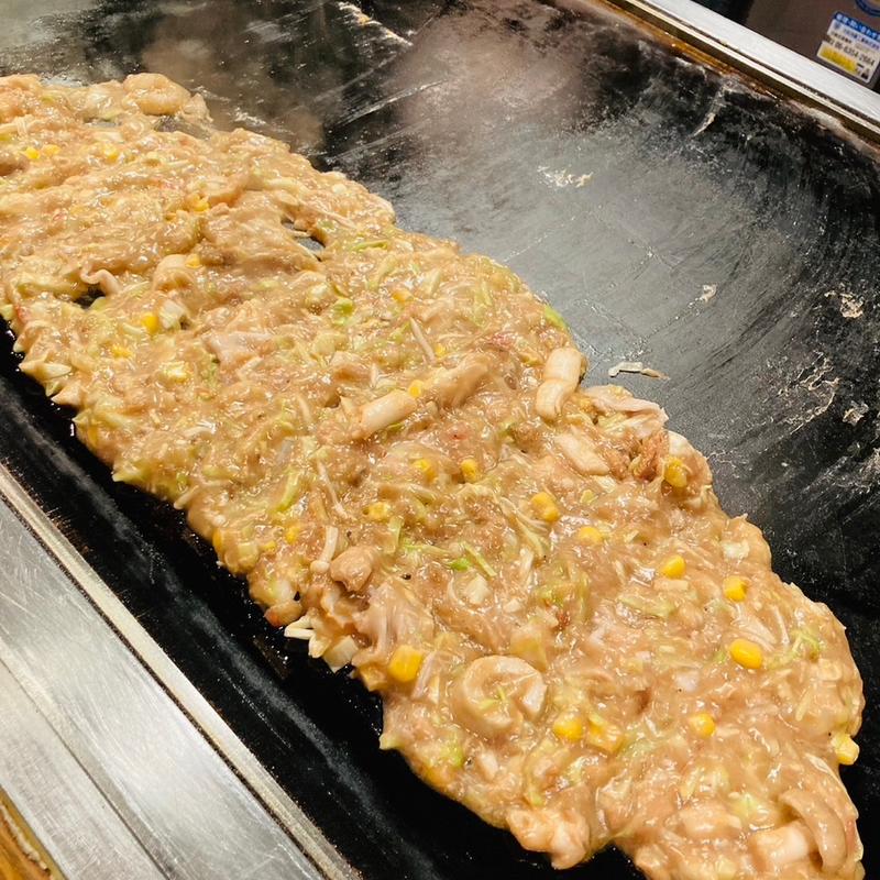 麦スペシャルもんじゃ(もんじゃ麦 福島店)