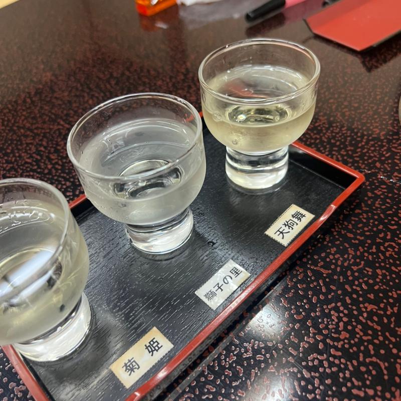 日本酒飲み比べ(山中温泉 翠明 )