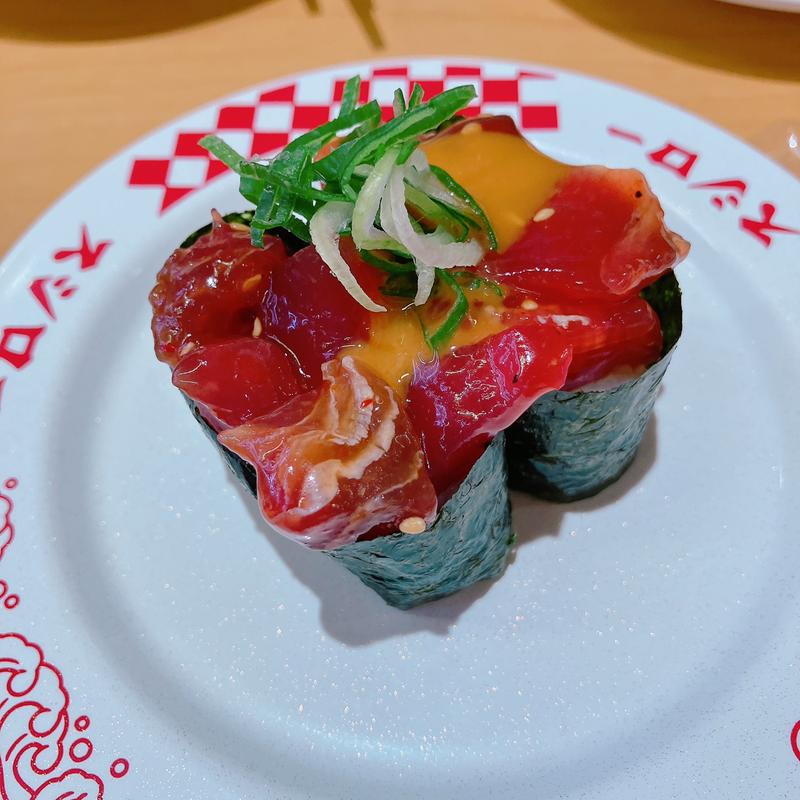 まぐろユッケ(スシロー 方南町店)