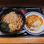 ミニカレーかつ丼セット(名代 富士そば 柏店)