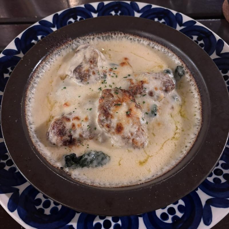 牡蠣とほうれん草のグラタン(つばめグリル タカシマヤタイムズスクエア店)