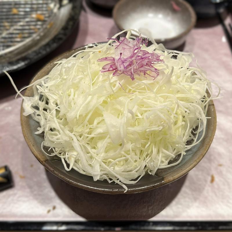 キャベツ千切り(とんかつ双葉 御影クラッセ店)