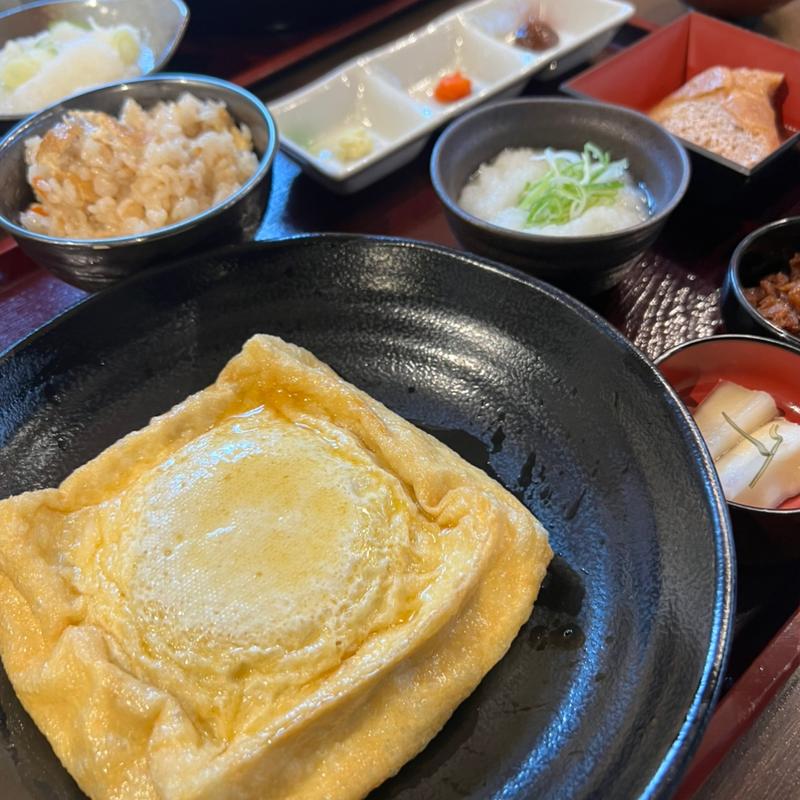 油揚げ半熟御膳(谷口屋 )