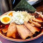 竹岡式ラーメン ニク ヤクミ タマゴ