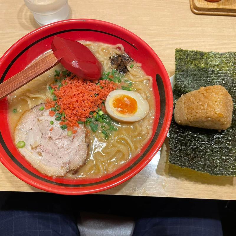 あじわいしお 麺大盛 えびおにぎり(えびそば一幻 新宿店)