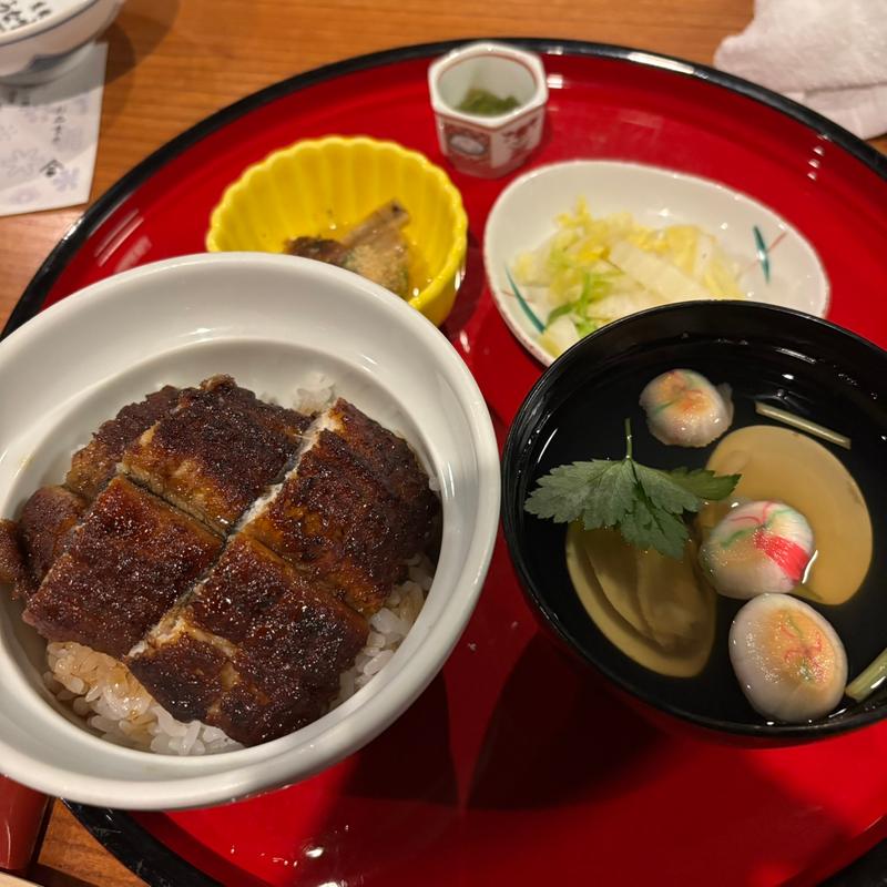 ミニうな丼(炭焼うな富士 白壁別邸)