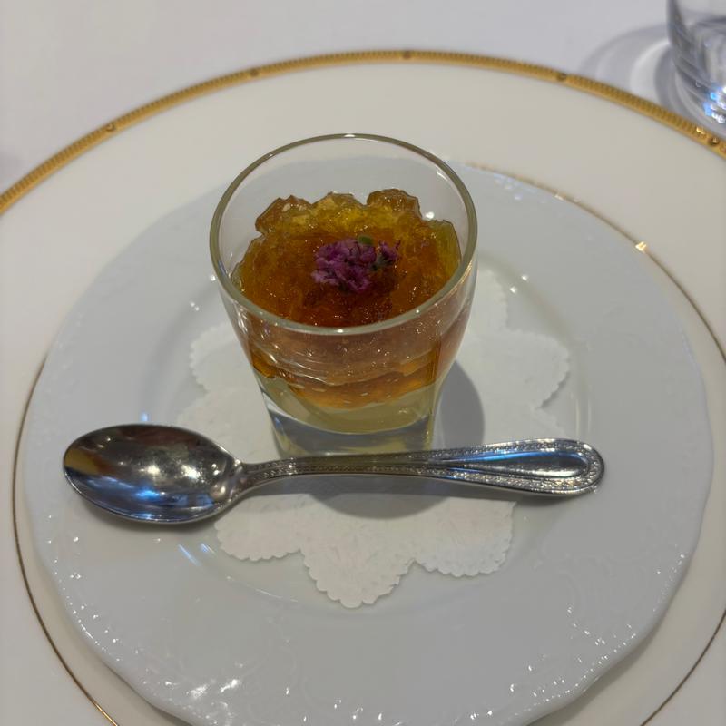 雲丹とかぼちゃのジュレ掛け(シャルム 代々木店)