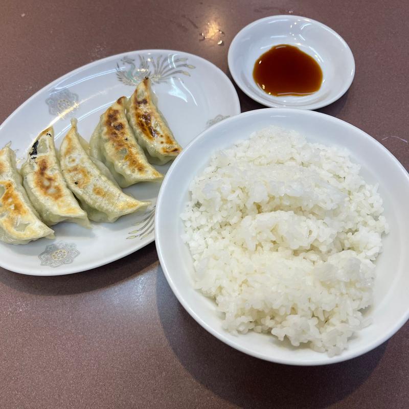 餃子ライスセット(ハッスルラーメンホンマ 錦糸町店)