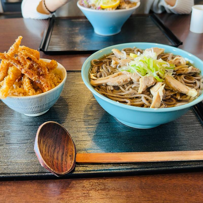 冷たい肉そば(花いずみ)