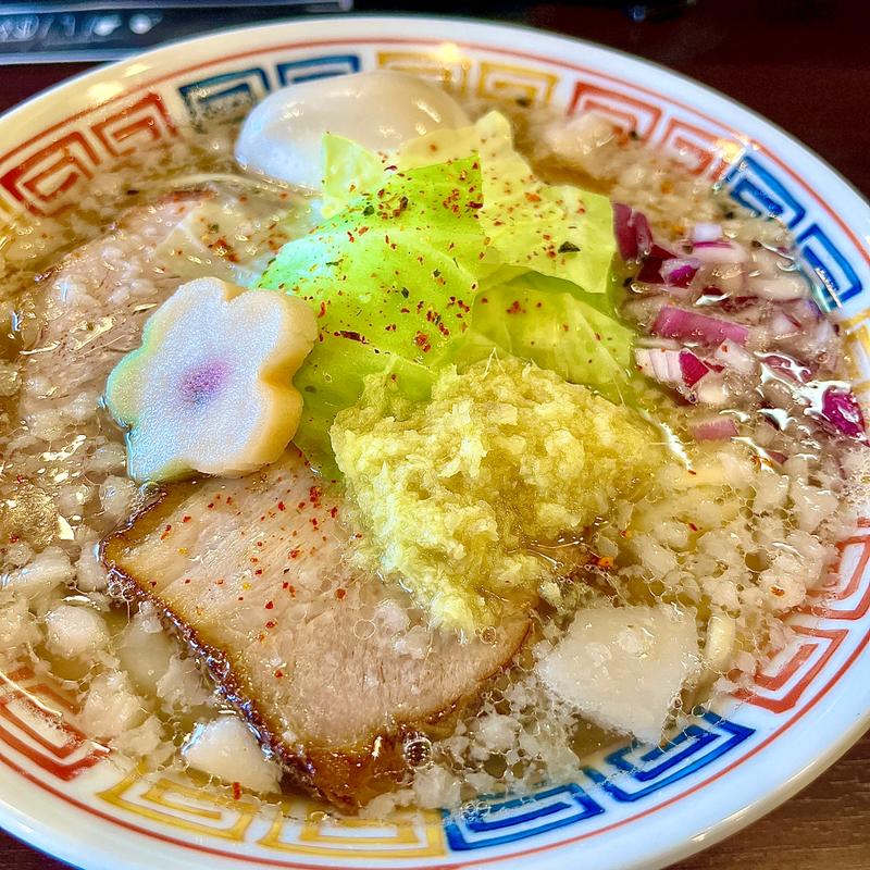 背脂生姜塩そば(限定)(麺乃はる)