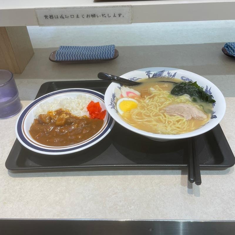 味噌ラーメンミニカレーセット(名代 富士そば 大船店)