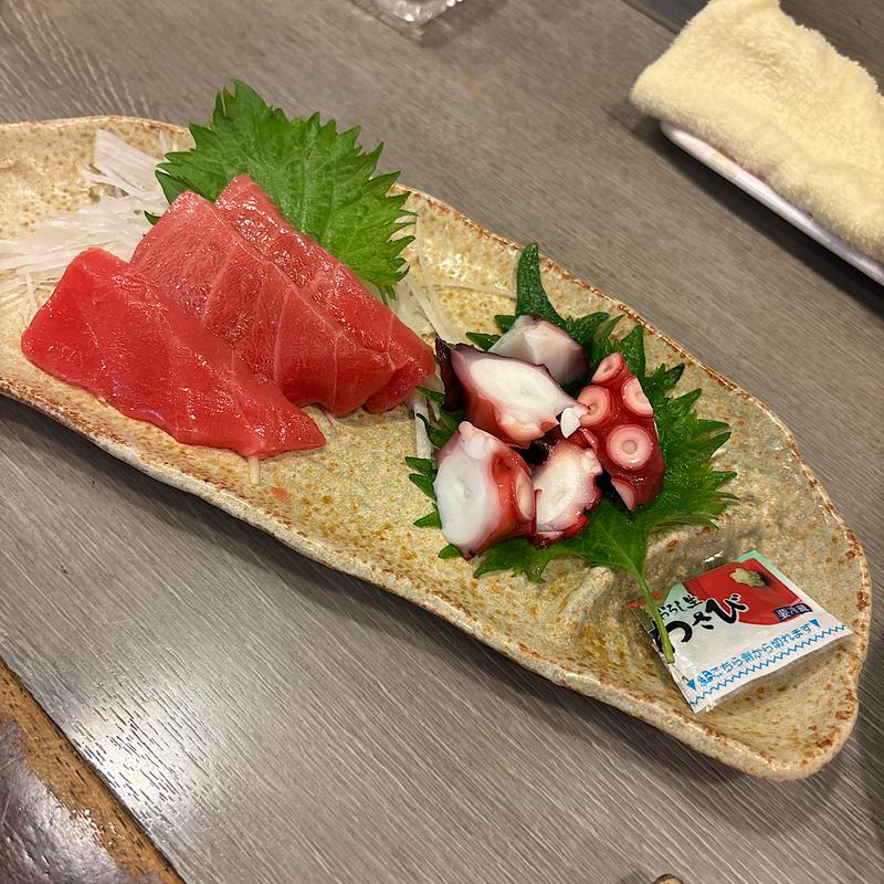 お刺身2点盛り(おふくろの店 はしばみ)