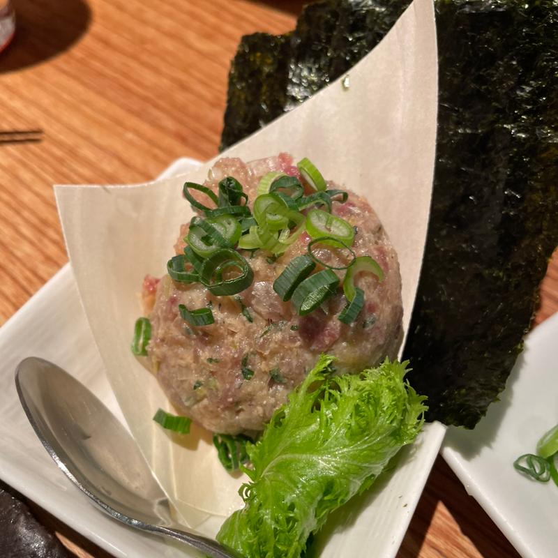 鯵のなめろう(魚金２号店)