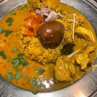 マスタードチキンカレー(百薫香辛食堂)