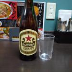 瓶ビール（サッポロラガー赤星）