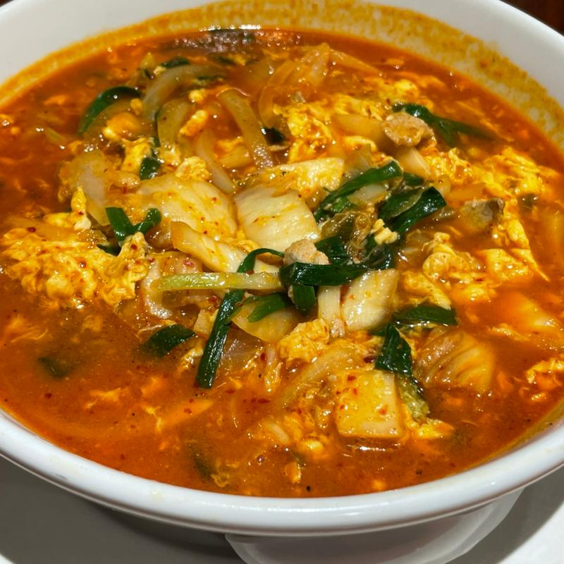 チゲ味噌ラーメン(日高屋 久米川南口店)