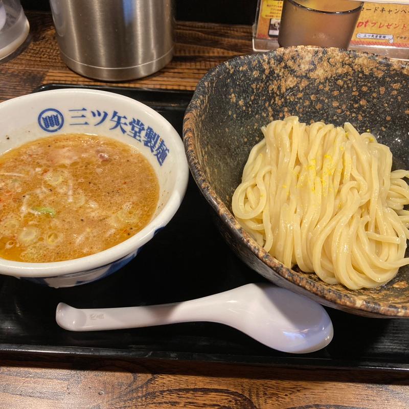 豚骨魚介つけめん（ゆず風味）(三ツ矢堂製麺　サンシャイン60通り店)