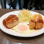 ハンバーグ＆チキンカツ