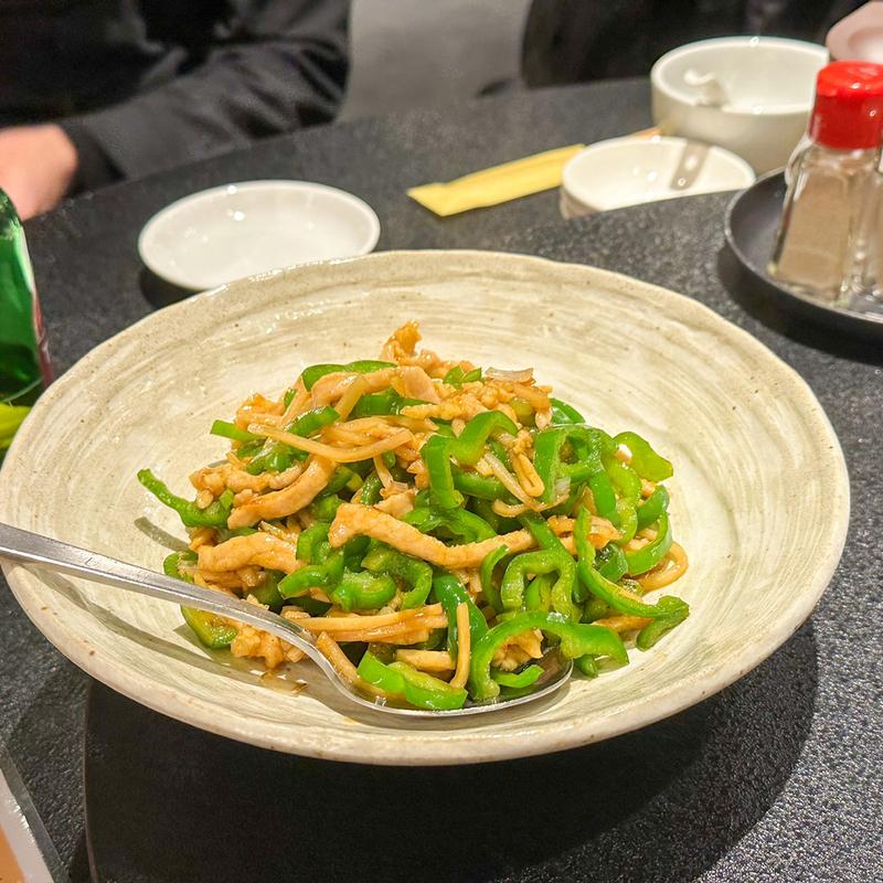 青椒肉絲(中国四川料理 民 本店)