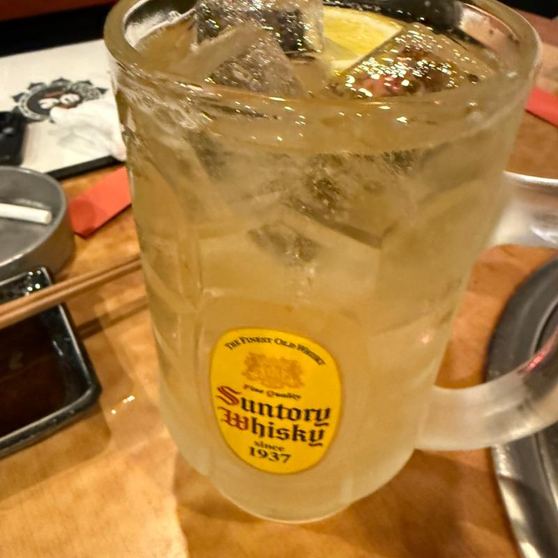 メガハイボール(備長炭 炭火焼肉 じもんじゅ)