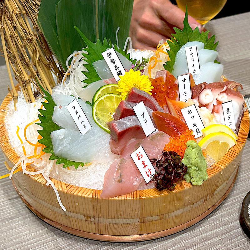 極！紀伊長島豪華盛り(海鮮酒場サカナノハナビ)