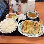 W餃子定食➕2個唐揚(日高屋 後楽園白山通店)