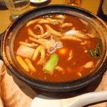 親子煮込みうどん