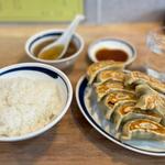大盛餃子定食(栃尾)