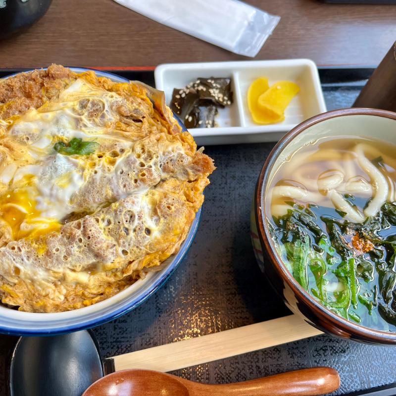 カツ丼　ミニうどん付き(黒田屋 一文字)