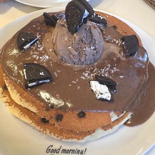 ハウピア　チョコレートパンケーキ(ハワイアンパンケーキハウス パニラニ （Hawaiian Pancakes House Paanilani）)