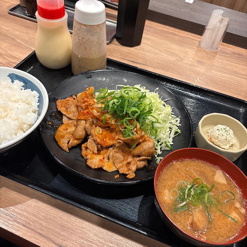 豚キムチ定食(野郎めし桶川店)