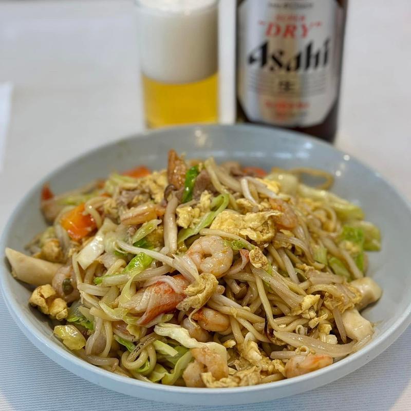 五目焼きそば(若水)