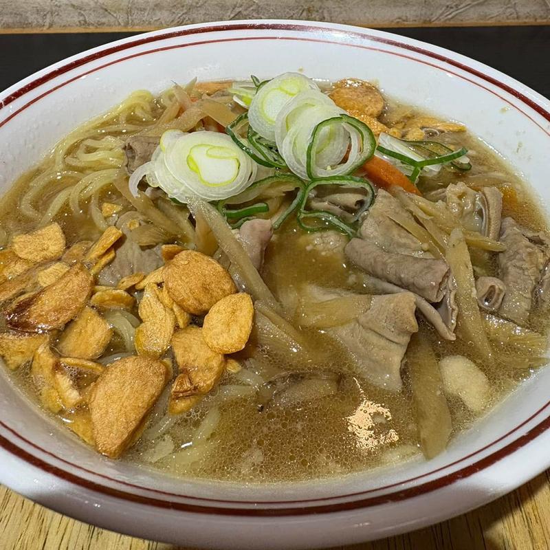 もつ煮ラーメン(道の駅　宇津ノ谷峠　下り )