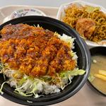 ソースかつ丼と焼きそば(海鮮唐揚げ光苑 やそきち食堂)