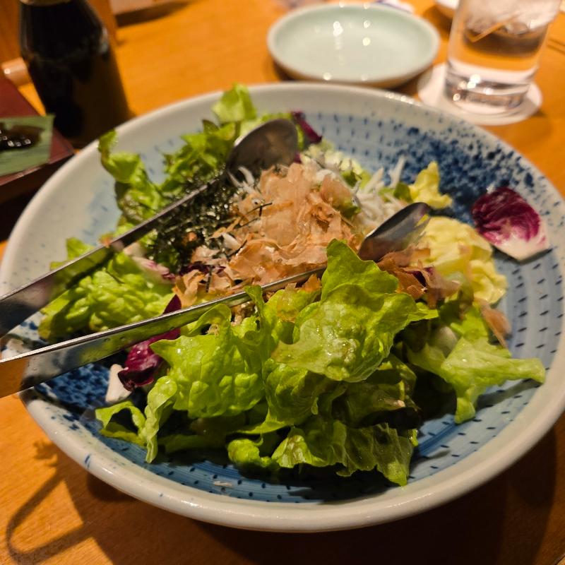 和風サラダ(日本海庄や 高岡店 )