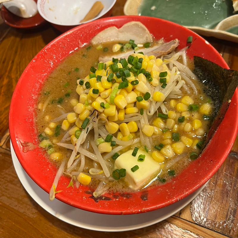 味噌コーンバター(しゃかりきらーめん 川口店)