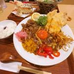 かしわ天カレーうどん(うどん塩釜)