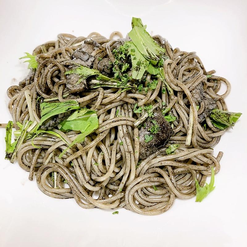 イカ墨パスタ(La Fontana)