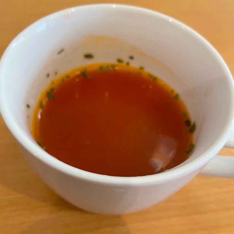 トマトスープ(洋食堂もみじ)
