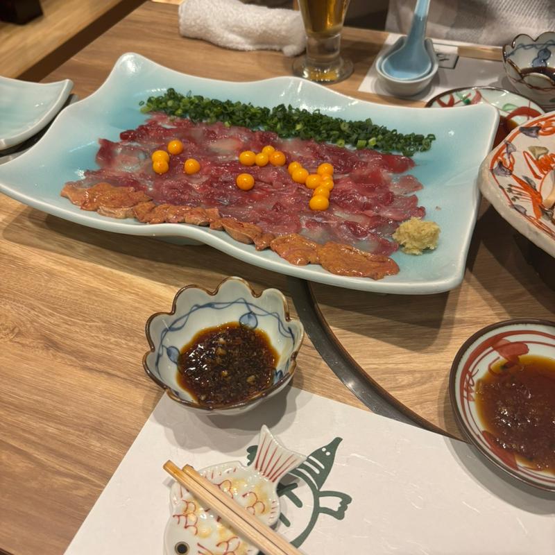 すっぽん刺身(あぐら亭)