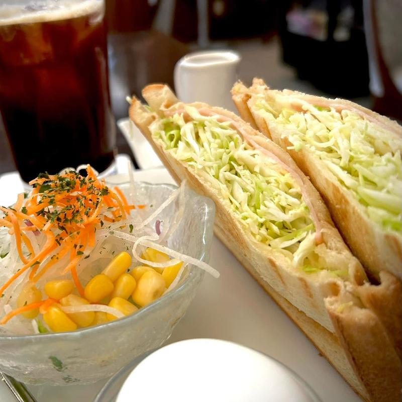 ホットサンドモーニング(珈琲館コア)