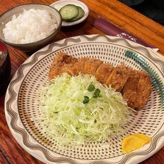 ロースかつ定食(味のかつえだ)